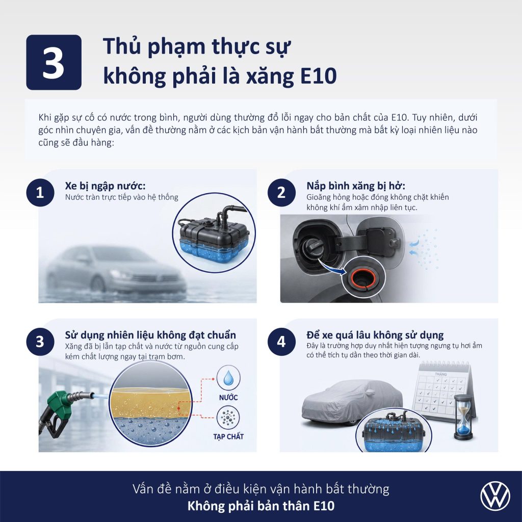 Hướng dẫn thiết thực dành cho người đi ô tô khi dùng nhiên liệu sinh học E10. 