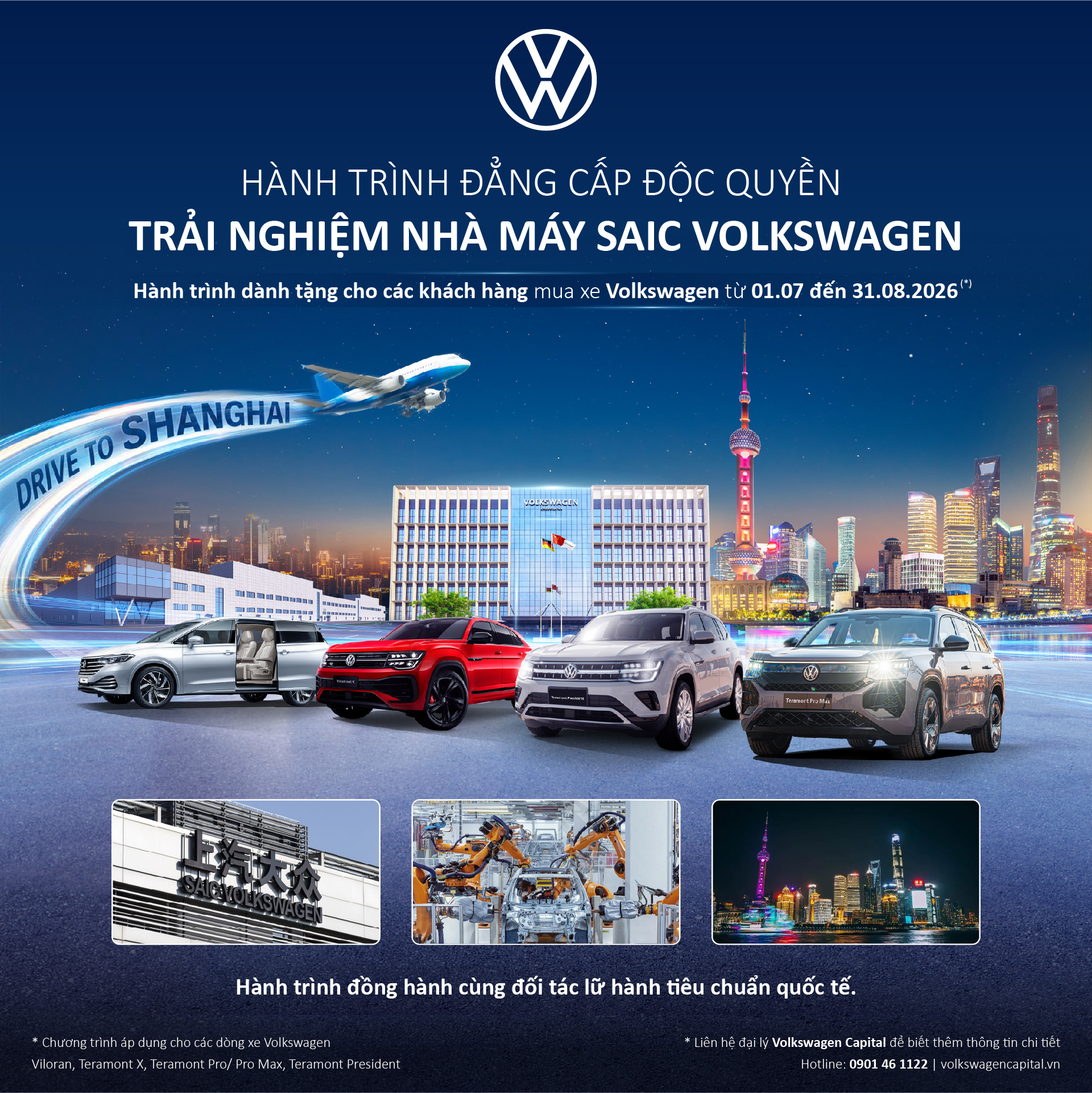 Chương trình trải nghiệm nhà máy SAIC Volkswagen dành cho khách hàng Volkswagen Việt Nam