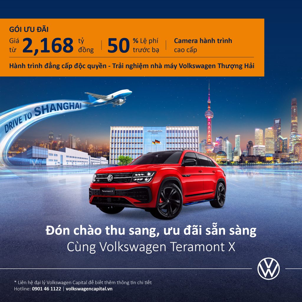 Ưu đãi Volkswagen Teramont, Teramont President và Teramont X tháng 8